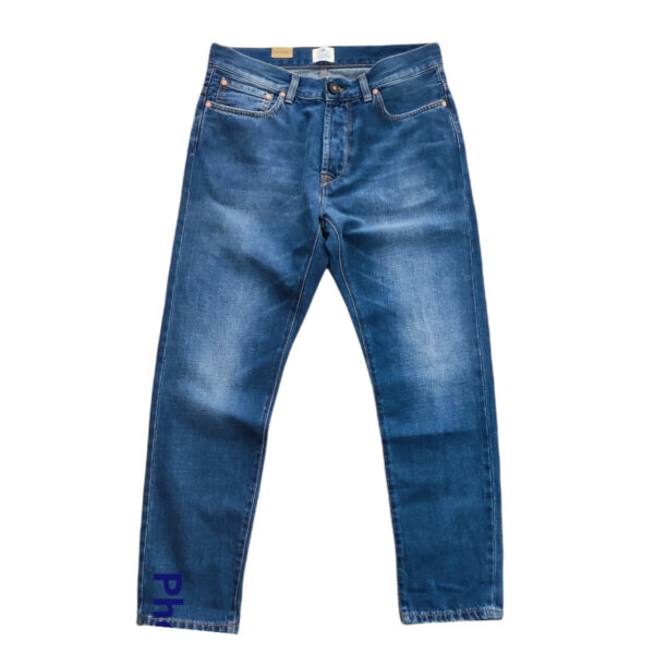 Tela Genova denim ITA017 1118 ITALO3F cotone lino s.wash