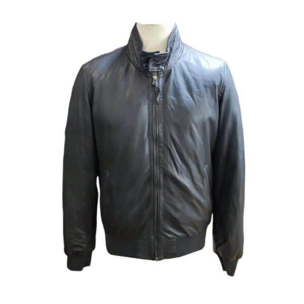 0861 Mod. JAKE Bomber nappa interno piuma oca col. Marrone