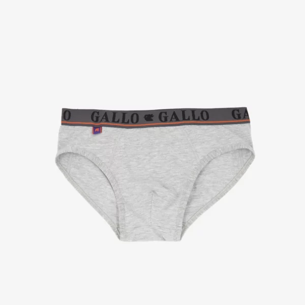 Gallo slip cotone grigio melange