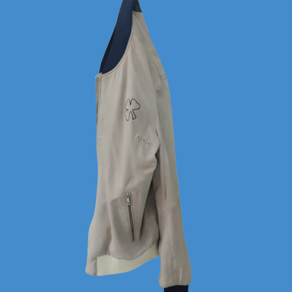 GEREMIA Bomber suede col. Ecru