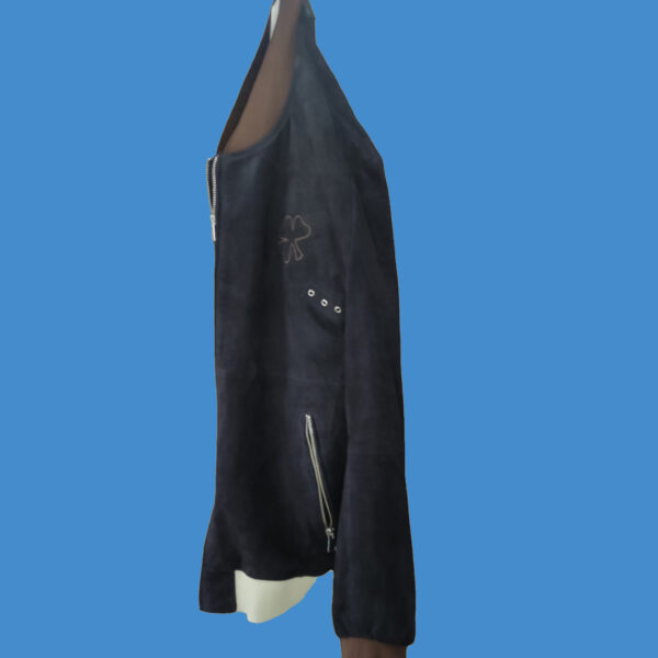 GEREMIA Bomber suede col. Blu
