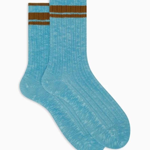 Gallo calze cotone color azzurro