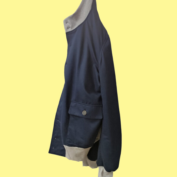 Geremia bomber in cotone colore blu