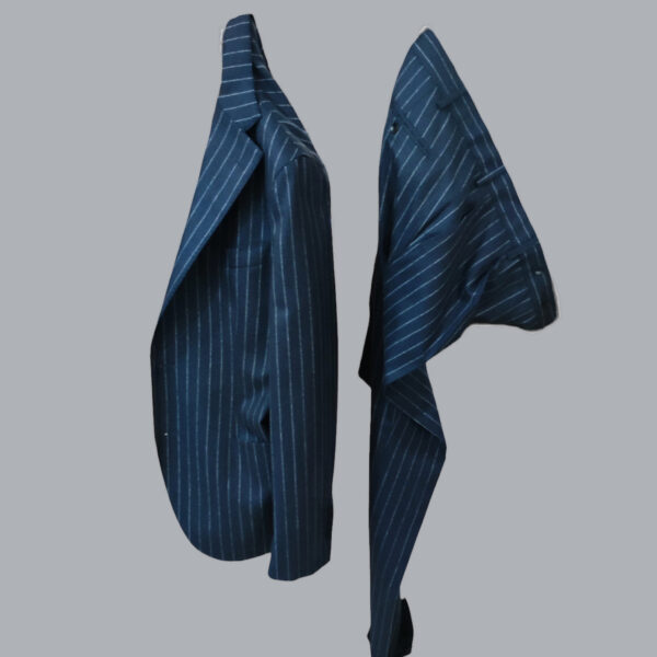 Geremia Abito gessato blu Modello Roma 2 127020\44