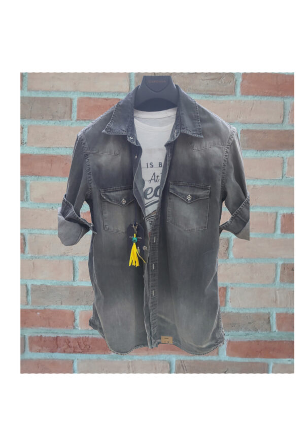 Geremia camicia denim TEXAS CARBON 06