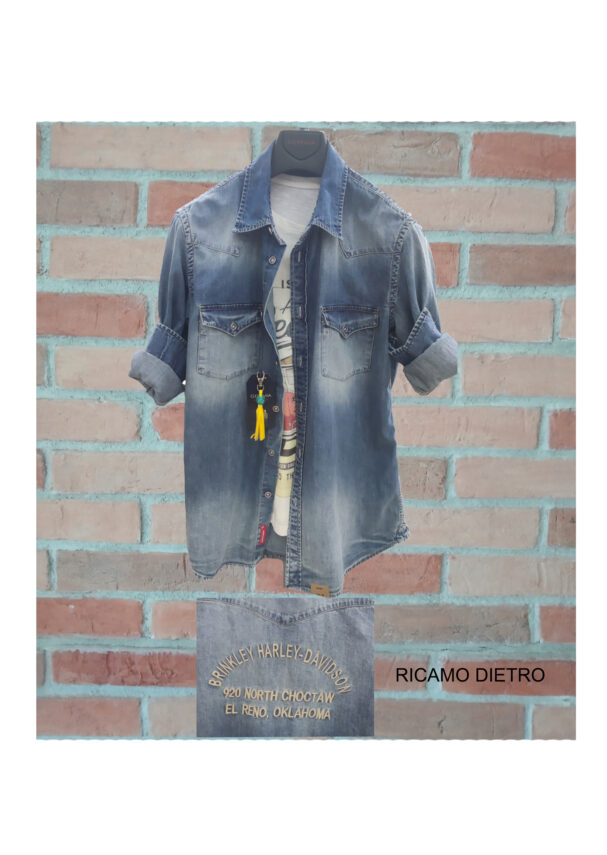 Geremia camicia denim TEXAS R1 DNM 06