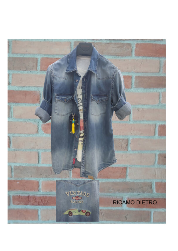 Geremia camicia denim TEXAS R2 DNM 06