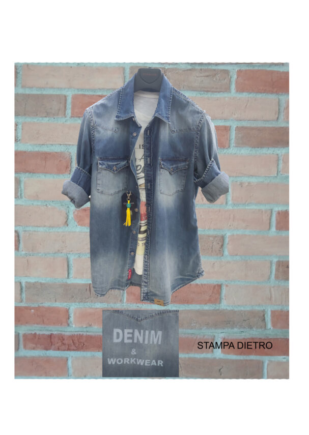 Geremia camicia denim TEXAS ST1 DNM 06