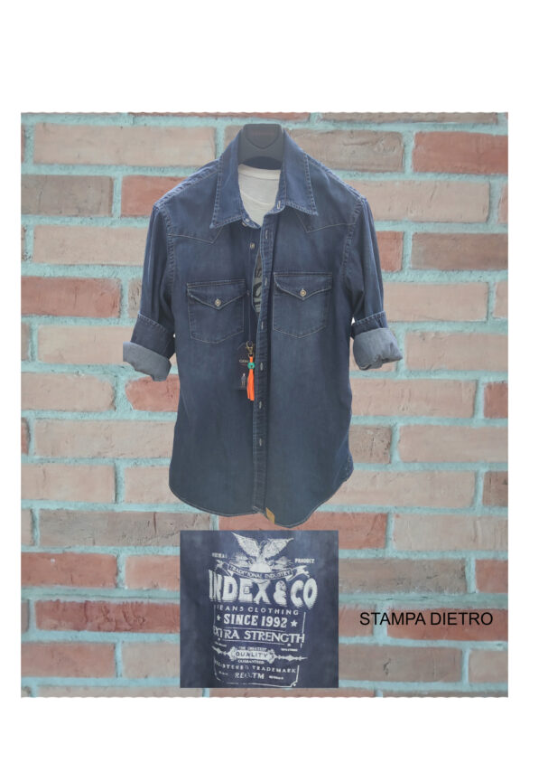 Geremia camicia denim TEXAS ST3 DNM 05